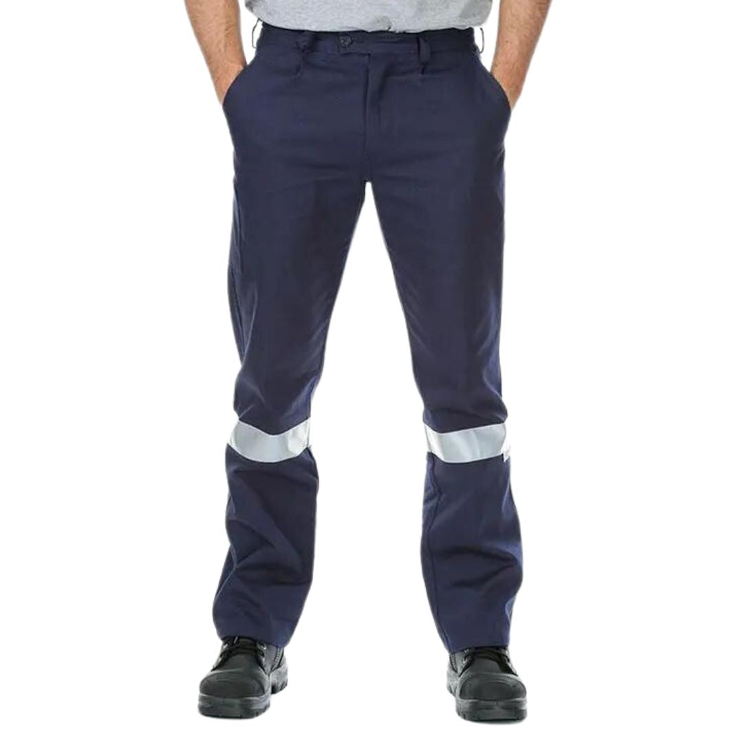 Navy Reflective Work Pants - South East Clearance Centre