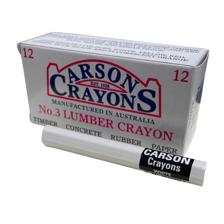 Carsons Crayon No. 3 - (12 Pack) - South East Clearance Centre