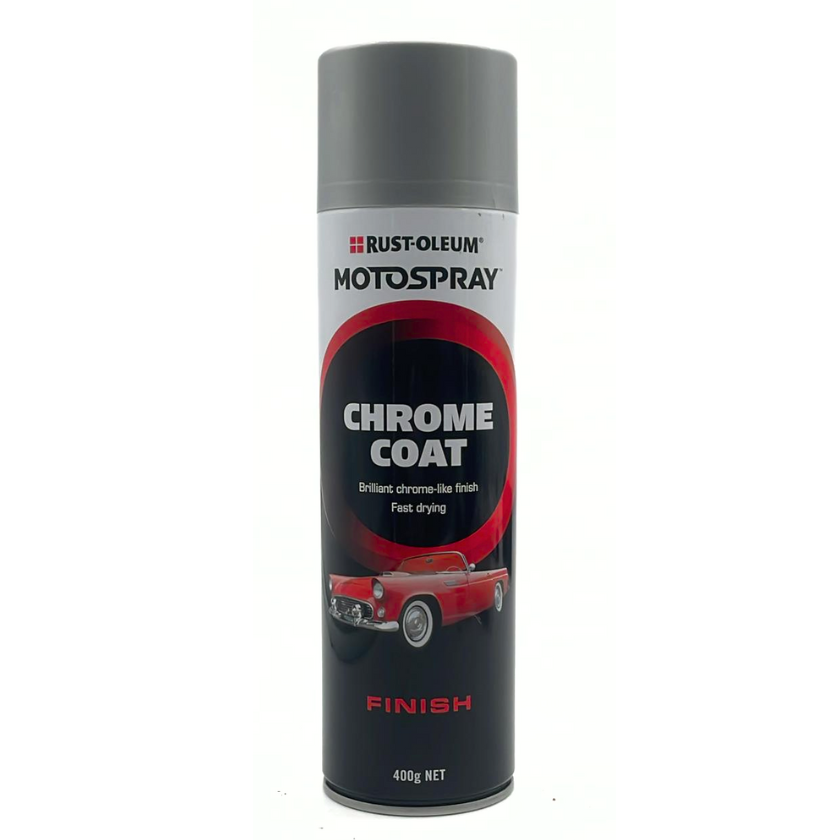 Rust-Oleum Motospray Chrome Coat - 400g - South East Clearance Centre