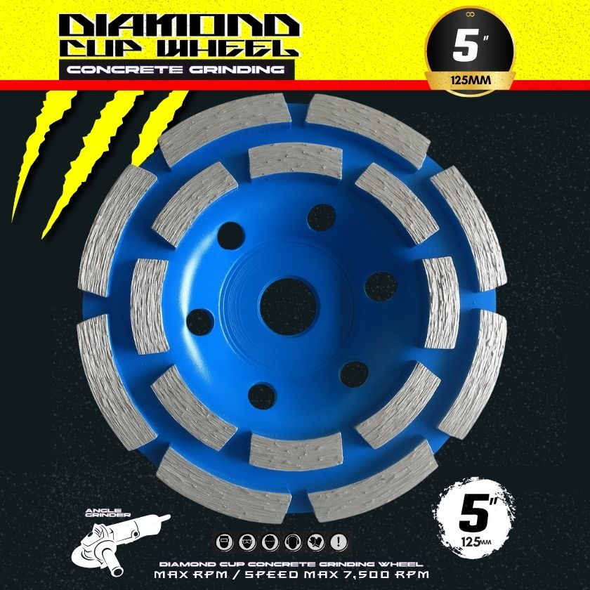 125mm / 5” concrete grinding disc - South East Clearance Centre