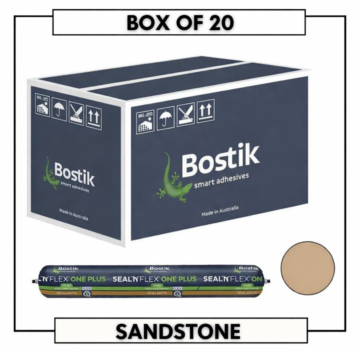 BOSTIK P590 Polyurethane Sealant 600ml Seal N Flex One Plus, SANDSTONE (Box of 20) - South East Clearance Centre