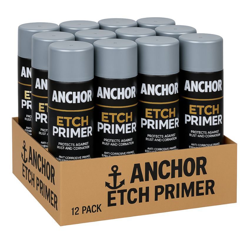 Anchor Etch Primer Grey 400g – EP400 (Box of 12) - South East Clearance Centre