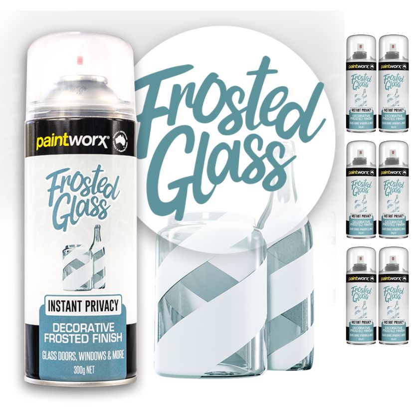 Paintworx 23743511 Frosted Glass 300g | 6 Cans - South East Clearance Centre