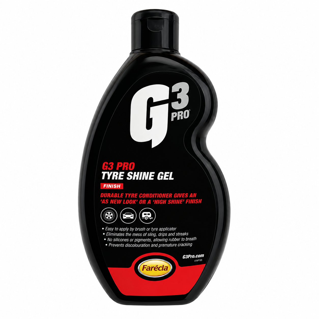 Farecla G3 Pro Tyre Shine Gel 500ml – High Shine Tyre Dressing
