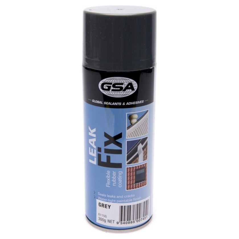 GSA Leak Fix Flexible Rubber Coating Grey 300g 6115G - South East Clearance Centre