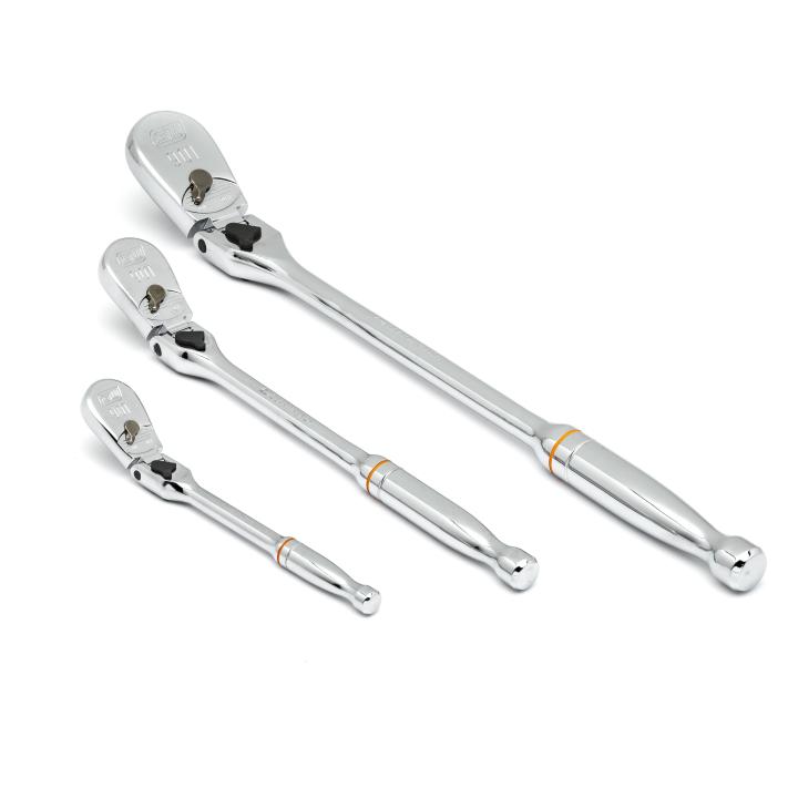 GEARWRENCH 81276T 3pce 90T Locking Flex Handle Ratchet Set - South East Clearance Centre