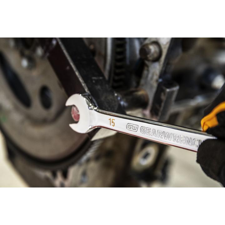 GEARWRENCH 86928 16pce 90-Tooth 12 Point Metric Combination Ratcheting Wrench Set - South East Clearance Centre