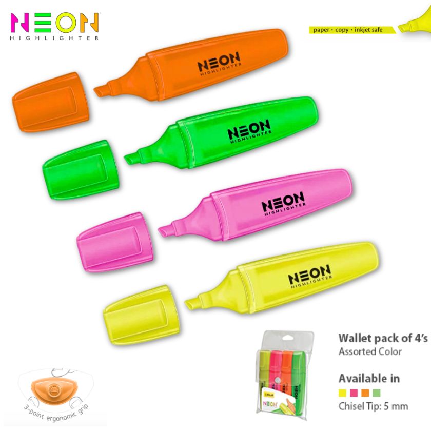 (40 Pack) Neon Highlighters - South East Clearance Centre