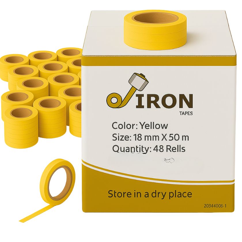 Yellow Painters Masking Tape (50 metres per roll)