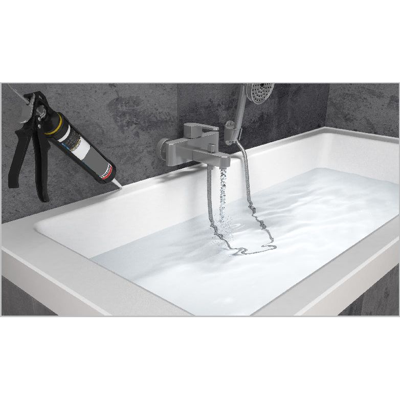 Soudal 121660 Trade All Purpose Silicone Kitchen Roof Glass Colorbond Aluminium Citi 300ml - South East Clearance Centre