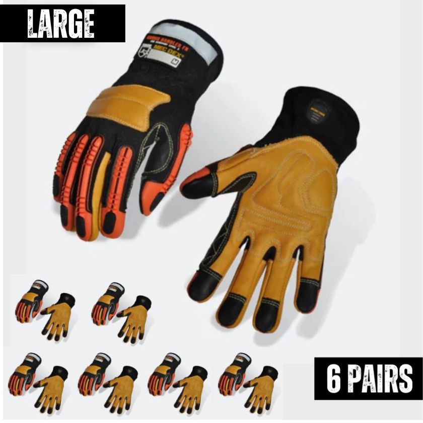 Rough Handler Cut 5 FR Gloves - (6 Pairs) - South East Clearance Centre
