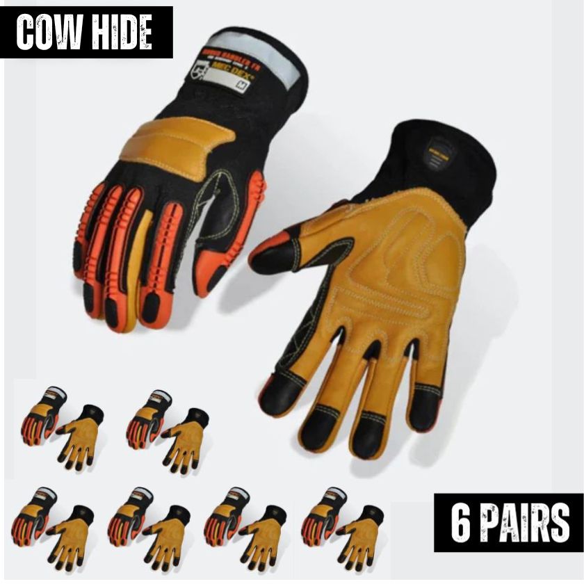 Rough Handler Cut 5 FR Gloves - (6 Pairs) - South East Clearance Centre