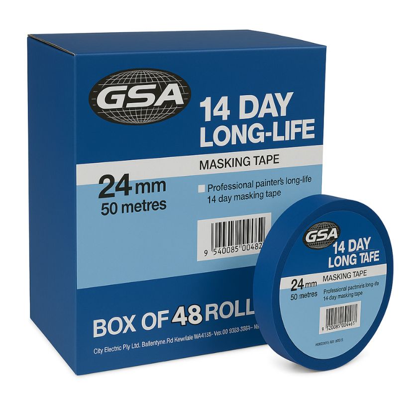 (Box pack) GSA 14 Day Blue Long Life Blue Masking Tape - South East Clearance Centre