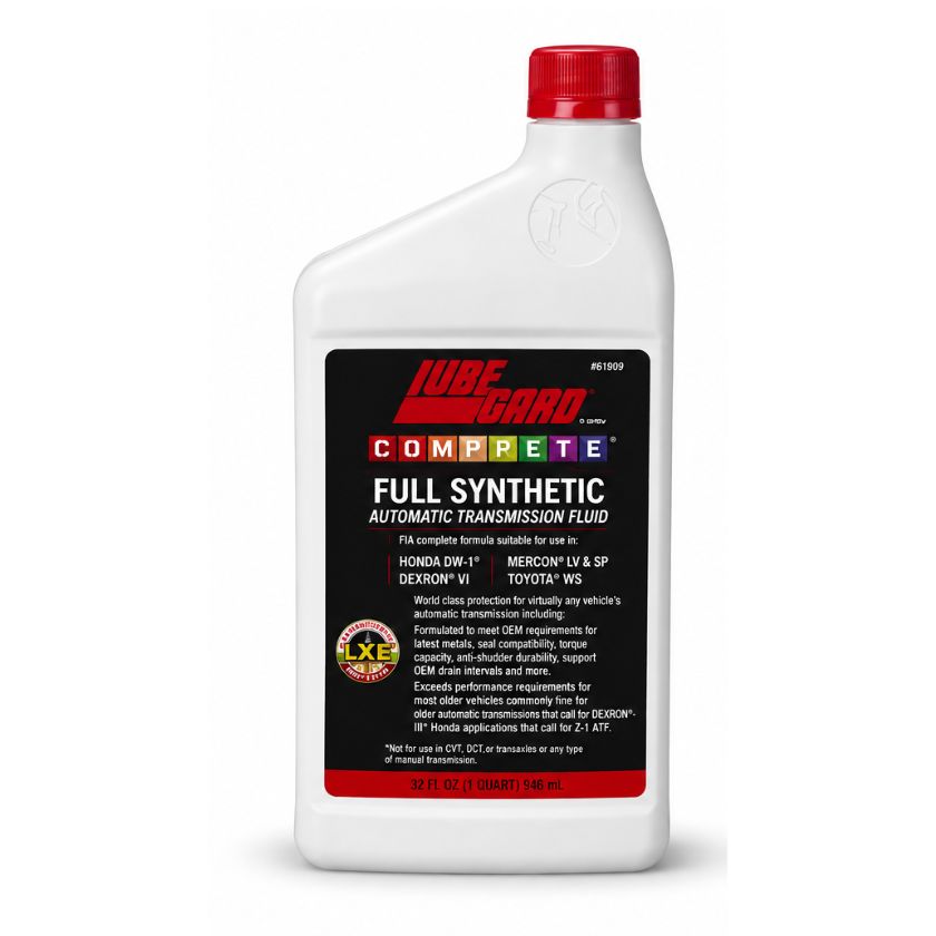 LubeGard Complete Full Synthetic Automatic Transmission Fluid 946ml (1 Quart)