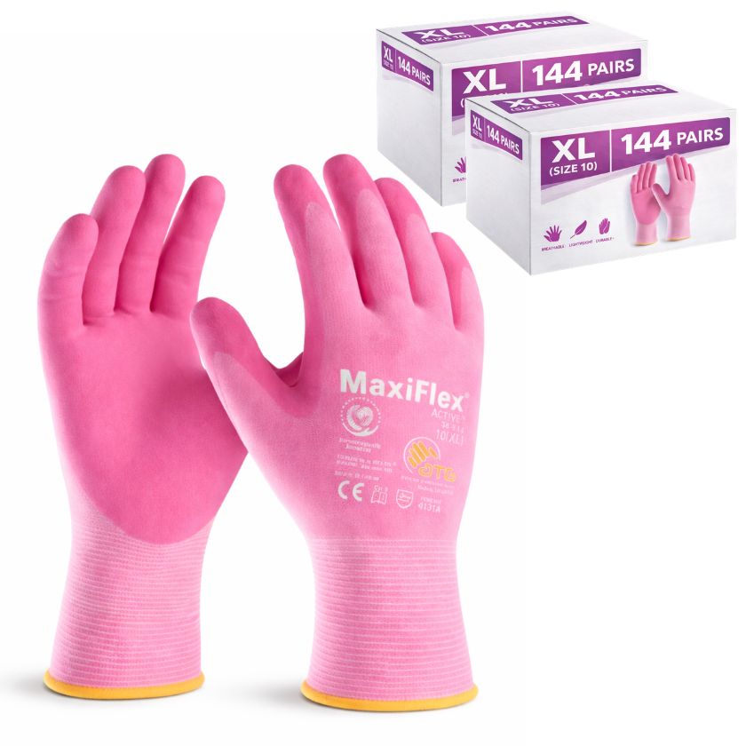 MaxiFlex Active™ 34-814 Work Gloves – 288 Pairs (Carton) - FREE DELIVERY - South East Clearance Centre