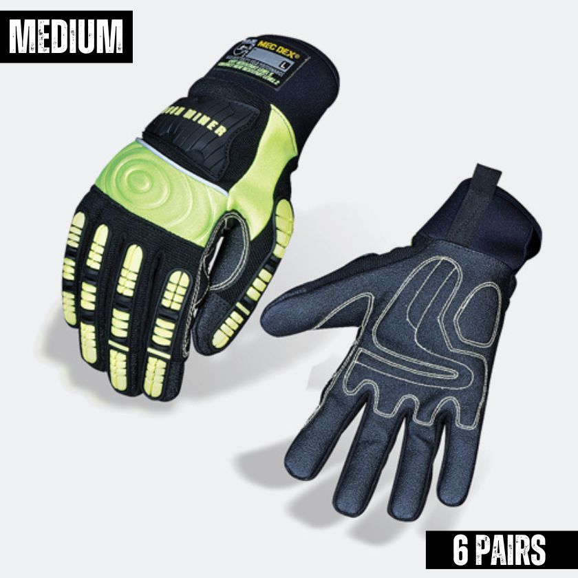 MecDex Rough Miner Cut 5 Gloves - High Cut Protection & Durable Nitrile Coating (PR-625) - South East Clearance Centre