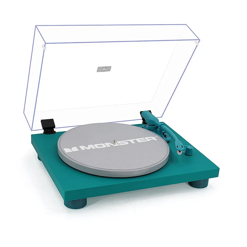Monster Colour Vinyl Turntable - Green