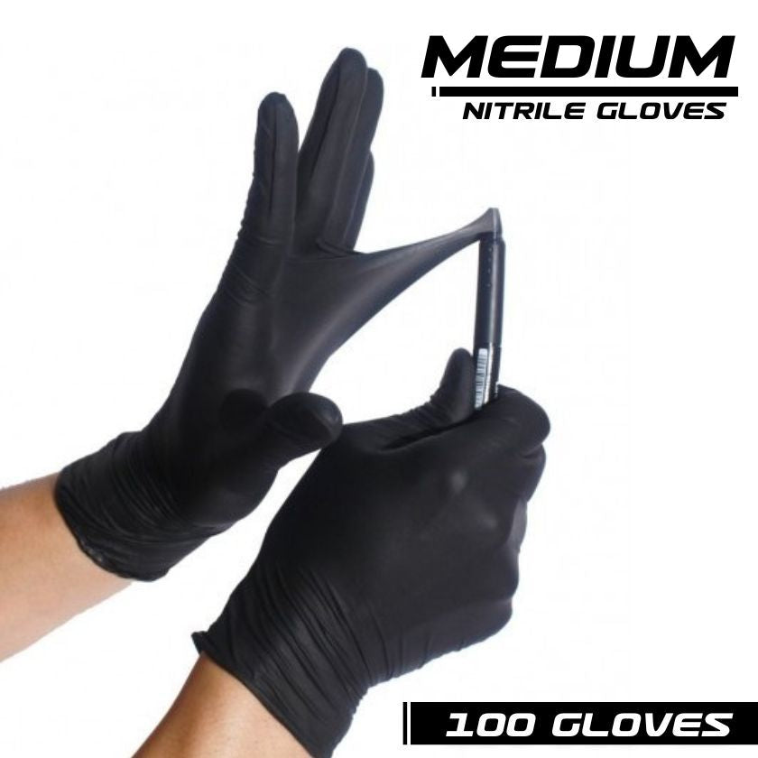 Black Nitrile Gloves - 100 gloves - South East Clearance Centre