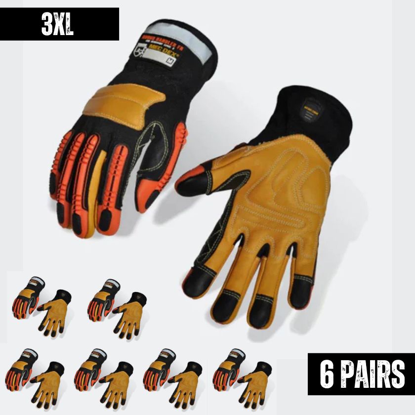 Rough Handler Cut 5 FR Gloves - (6 Pairs) - South East Clearance Centre