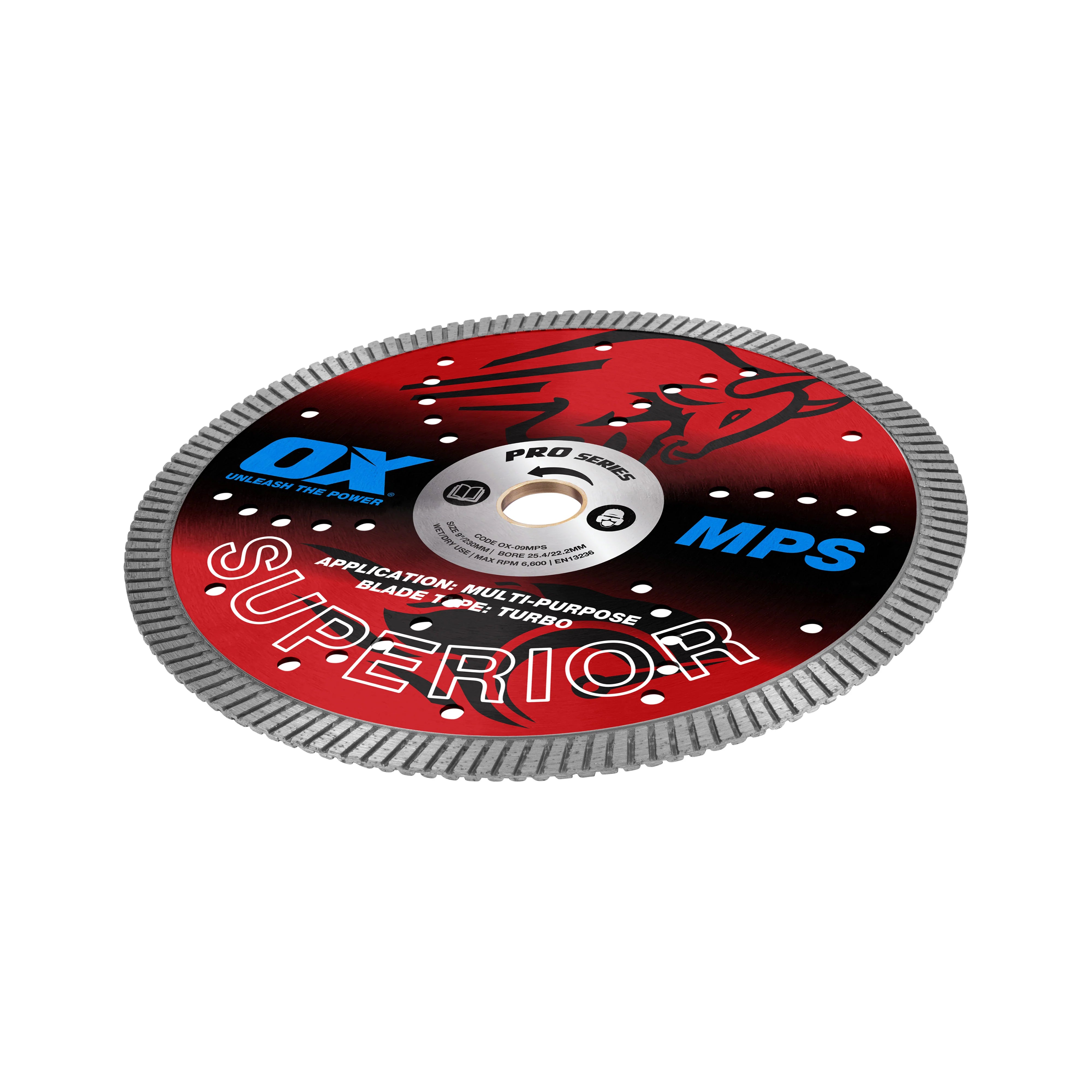 OX Tools - Pro Superior Turbo Blade 230mm - Multi-Purpose | OX-09MPS - South East Clearance Centre