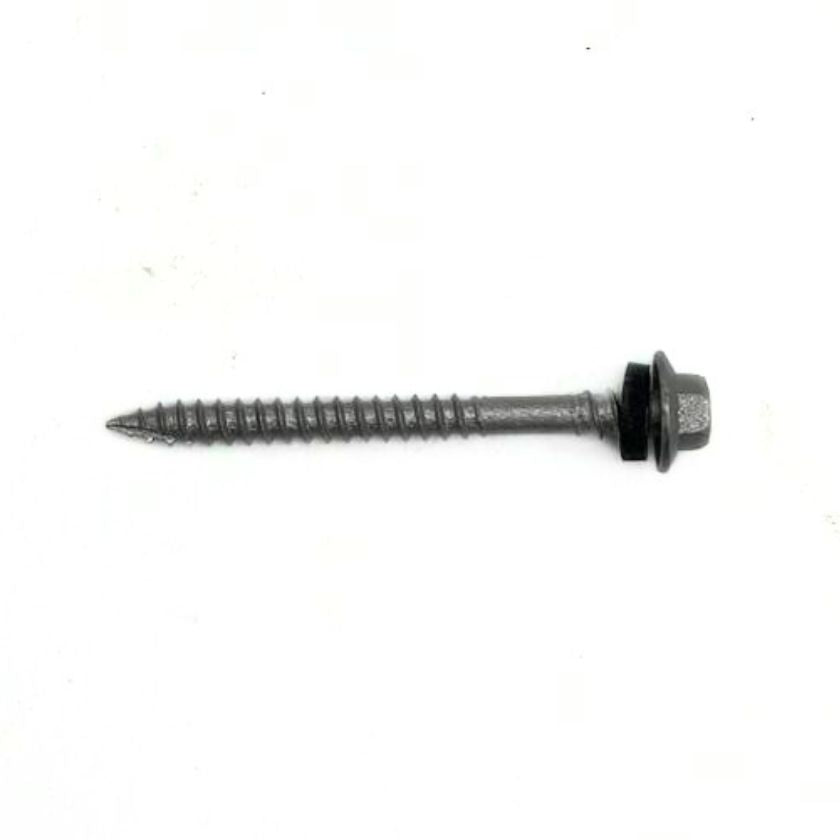 Otter 12-11 x 65mm Hex Head Type 17 Timber Screws with Seal | Class 4 Galvanised | 500 Pack
