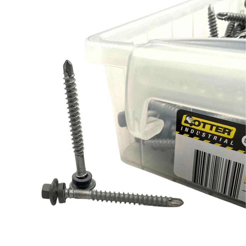 Otter Zip-Fixx Class 4 Timber & Metal Roofing Screws 6.2-11 x 65mm – Wallaby – 500 Pack - South East Clearance Centre