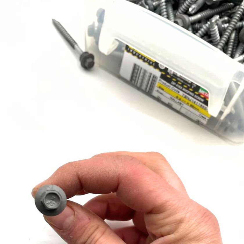 Otter Zip-Fixx Class 4 Timber & Metal Roofing Screws 6.2-11 x 65mm – Wallaby – 500 Pack - South East Clearance Centre