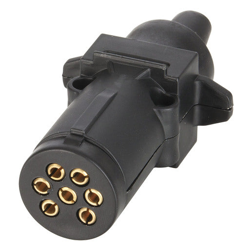 7 Pin Small Round Trailer Plug Socket Connector | TP139B - South East Clearance Centre