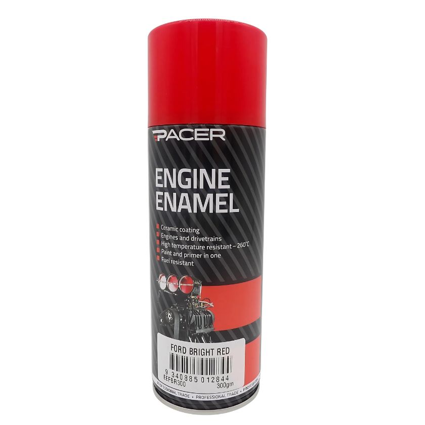 Pacer Engine Enamel EEFBR300 Ford Bright Red (Box of 12) - South East Clearance Centre