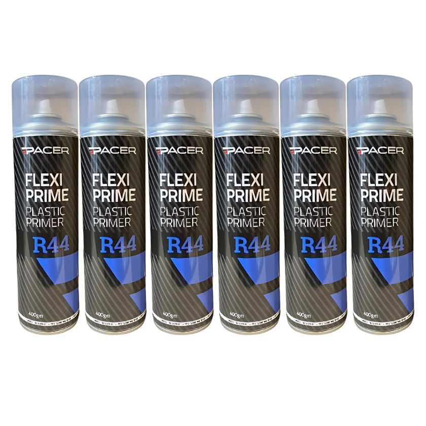 Pacer R44 Flexi Prime Plastic Primer - 400g Spray (6 Cans) - South East Clearance Centre