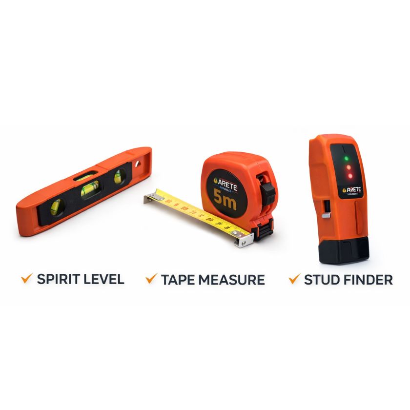 Stud Detector with Level and Measure Tape Set - South East Clearance Centre