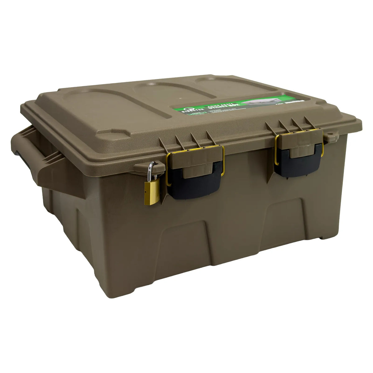 Ridgetek Rl10118 Ammo Crate Utility Box Large Dark Earth With Padlock