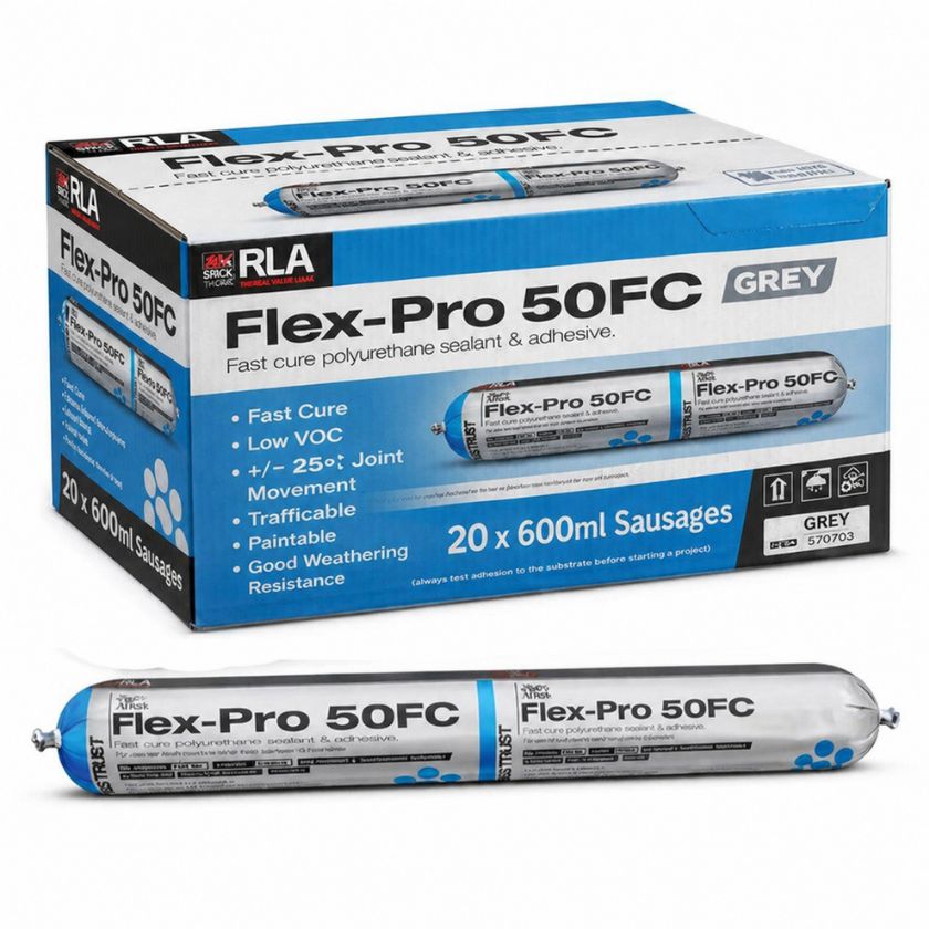 RLA Flex-Pro 50 Fast Cure Polyurethane Sealant & Adhesive - Grey - South East Clearance Centre