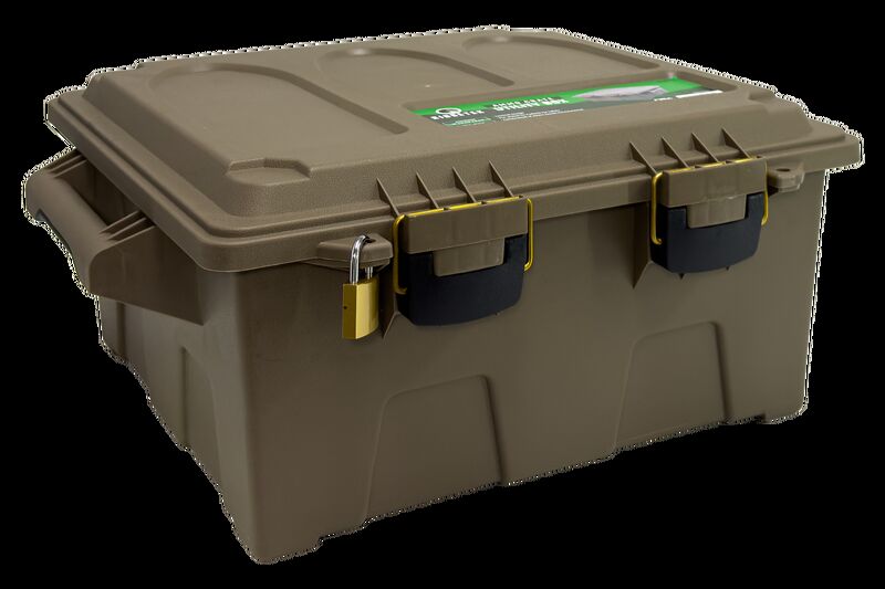 Ridgetek Rl10118 Ammo Crate Utility Box Large Dark Earth With Padlock