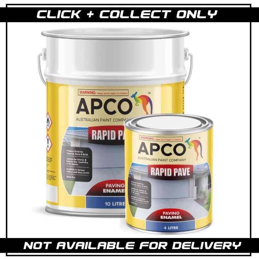 RapidPave Paving Enamel, Concrete Paint - 10 Litres (PICKUP ONLY) - South East Clearance Centre
