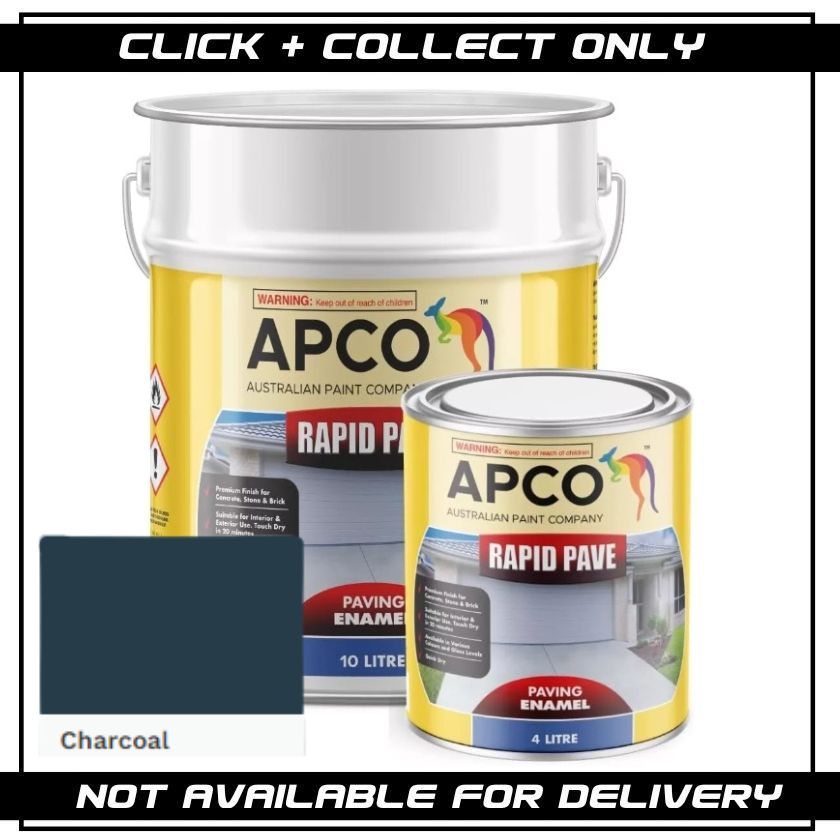 RapidPave Paving Enamel, Concrete Paint - 10 Litres (PICKUP ONLY) - South East Clearance Centre