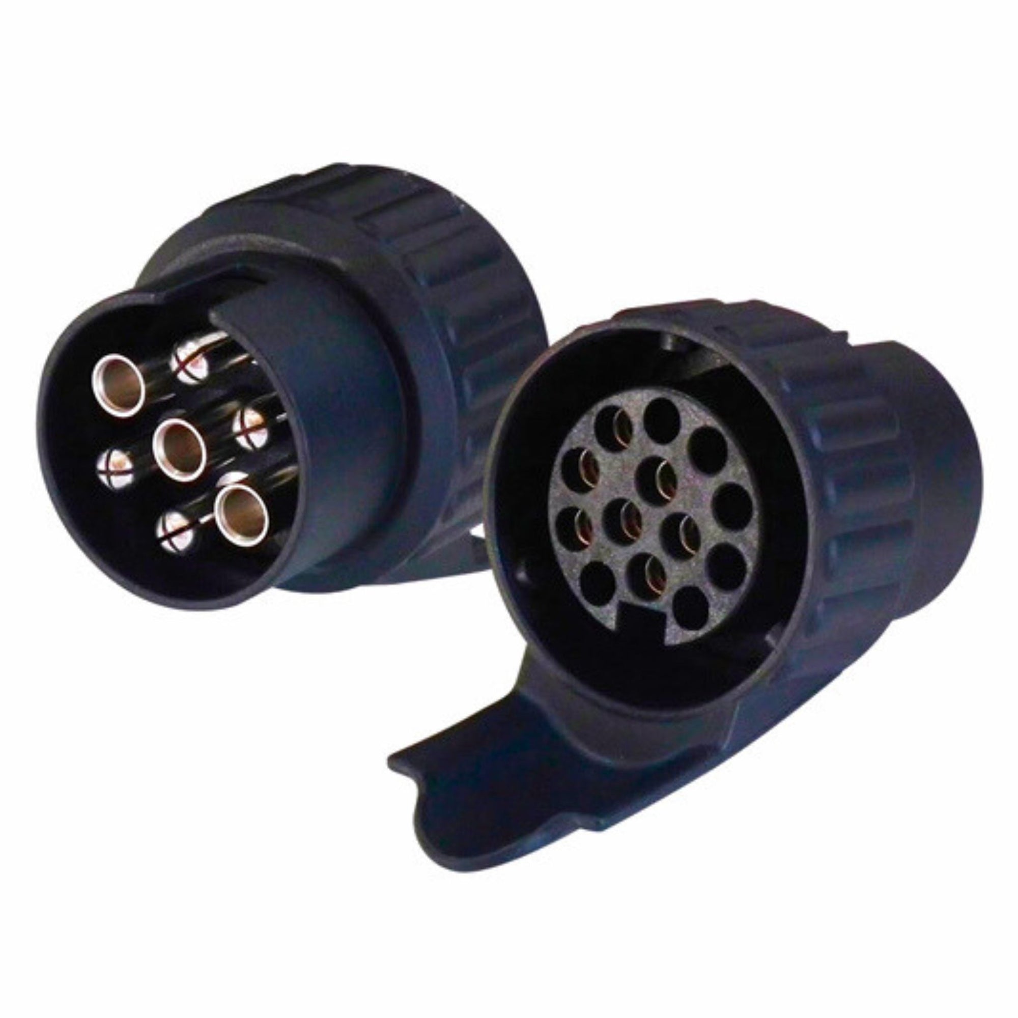 Trailer Connector Adaptor | 7 Pin plug to 13 Pin Socket | Micro Adaptor / Connector Plug | TC68 - South East Clearance Centre