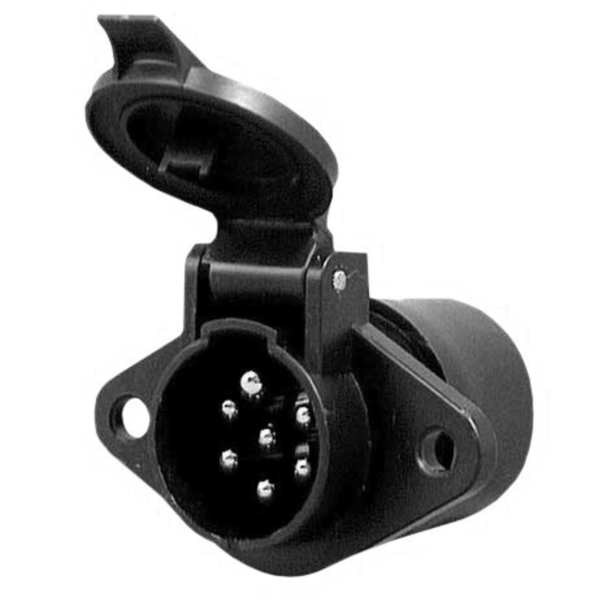 7 Pin Heavy Duty Socket Trailer Plug | 24V | TS005851 - South East Clearance Centre