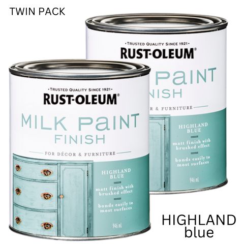 Rust-Oleum Milk Paint Finish 946ml (Twin Pack) - South East Clearance Centre