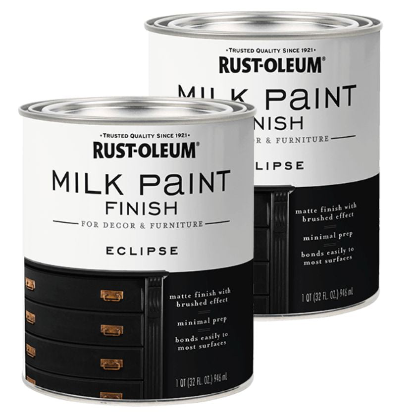 Rust-Oleum Milk Paint Finish 946ml (Twin Pack) - - South East Clearance Centre