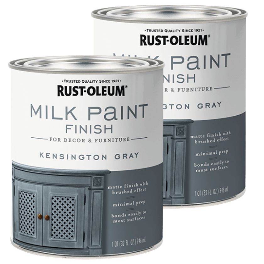 Rust-Oleum Milk Paint Finish 946ml (Twin Pack) - - South East Clearance Centre