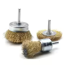 5 piece Wire Brush Wheel & Cup Set – Drill Fit 1/4" - South East Clearance Centre