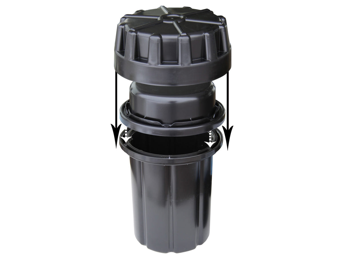 MTM Underground Storage for Valuables & Ammo Can Black Plastic SAC