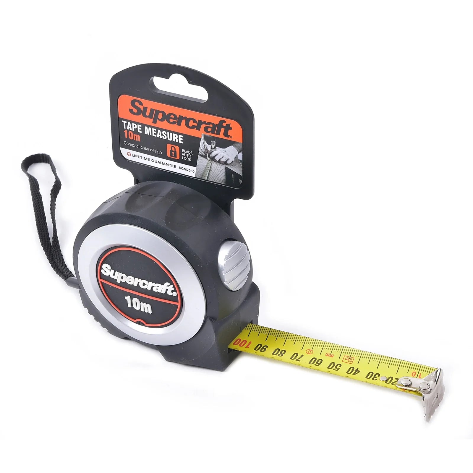 Supercraft SCM2050 Tape Measure 10m Annodised - South East Clearance Centre