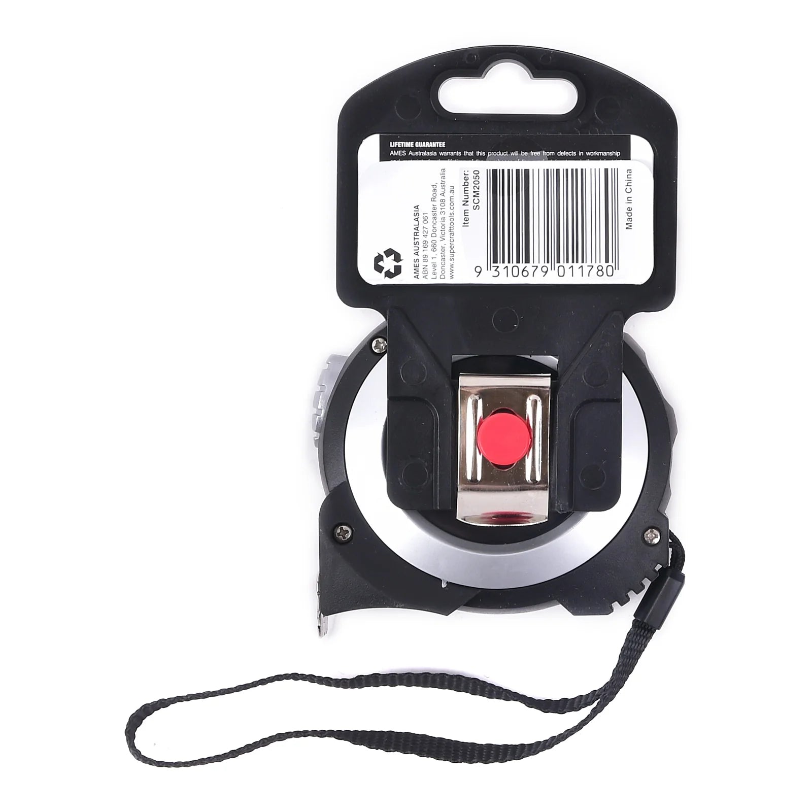 Supercraft SCM2050 Tape Measure 10m Annodised - South East Clearance Centre