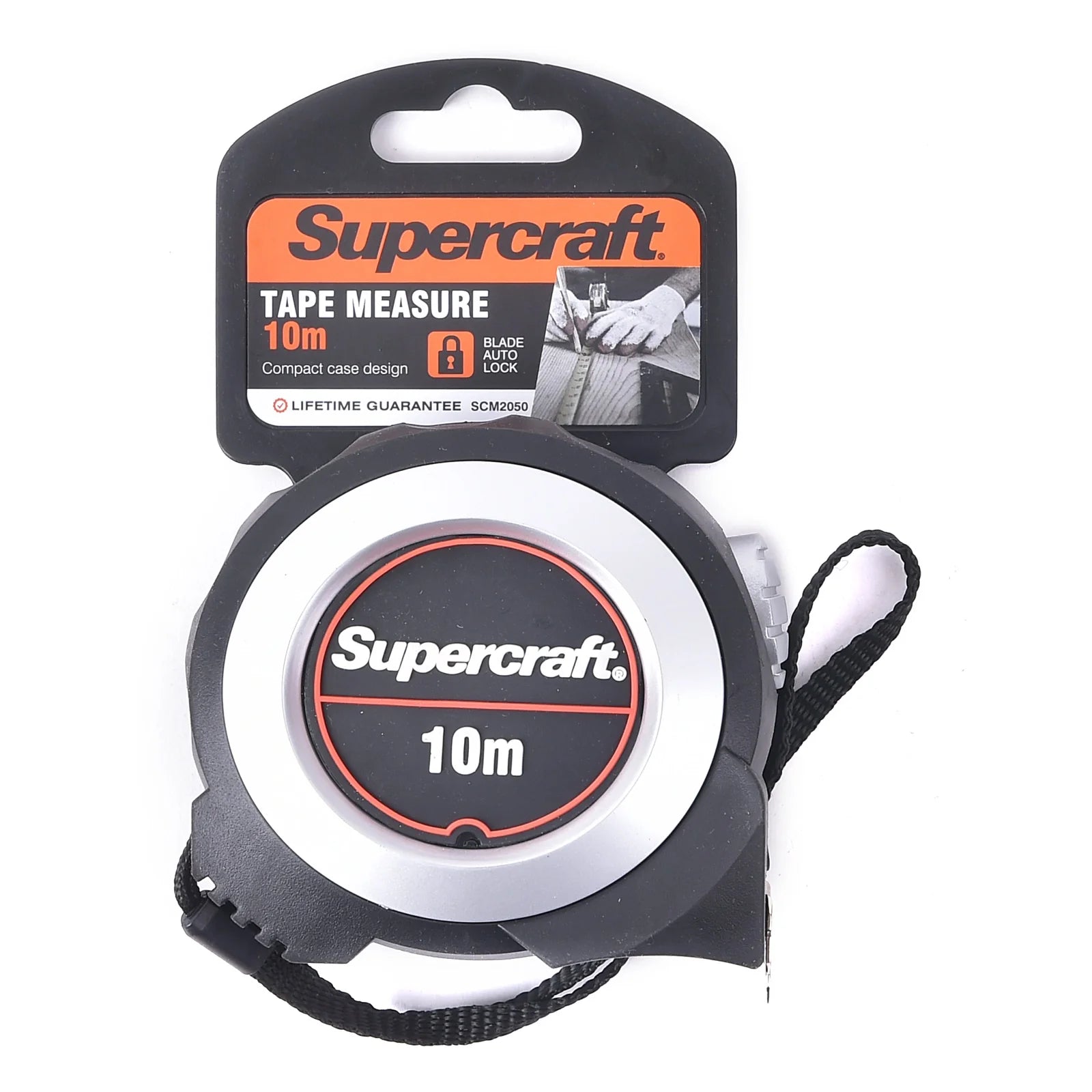 Supercraft SCM2050 Tape Measure 10m Annodised - South East Clearance Centre