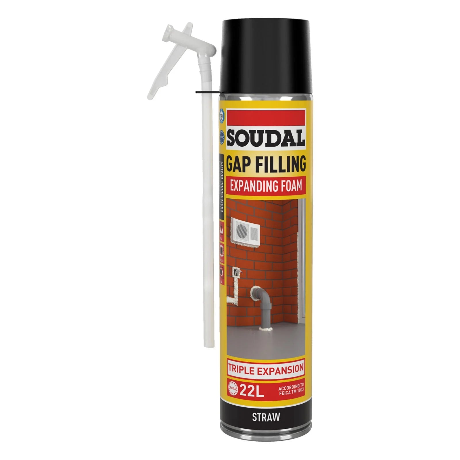 24 PACK - Soudal Gap Filling Expanding Foam - 500ml - South East Clearance Centre