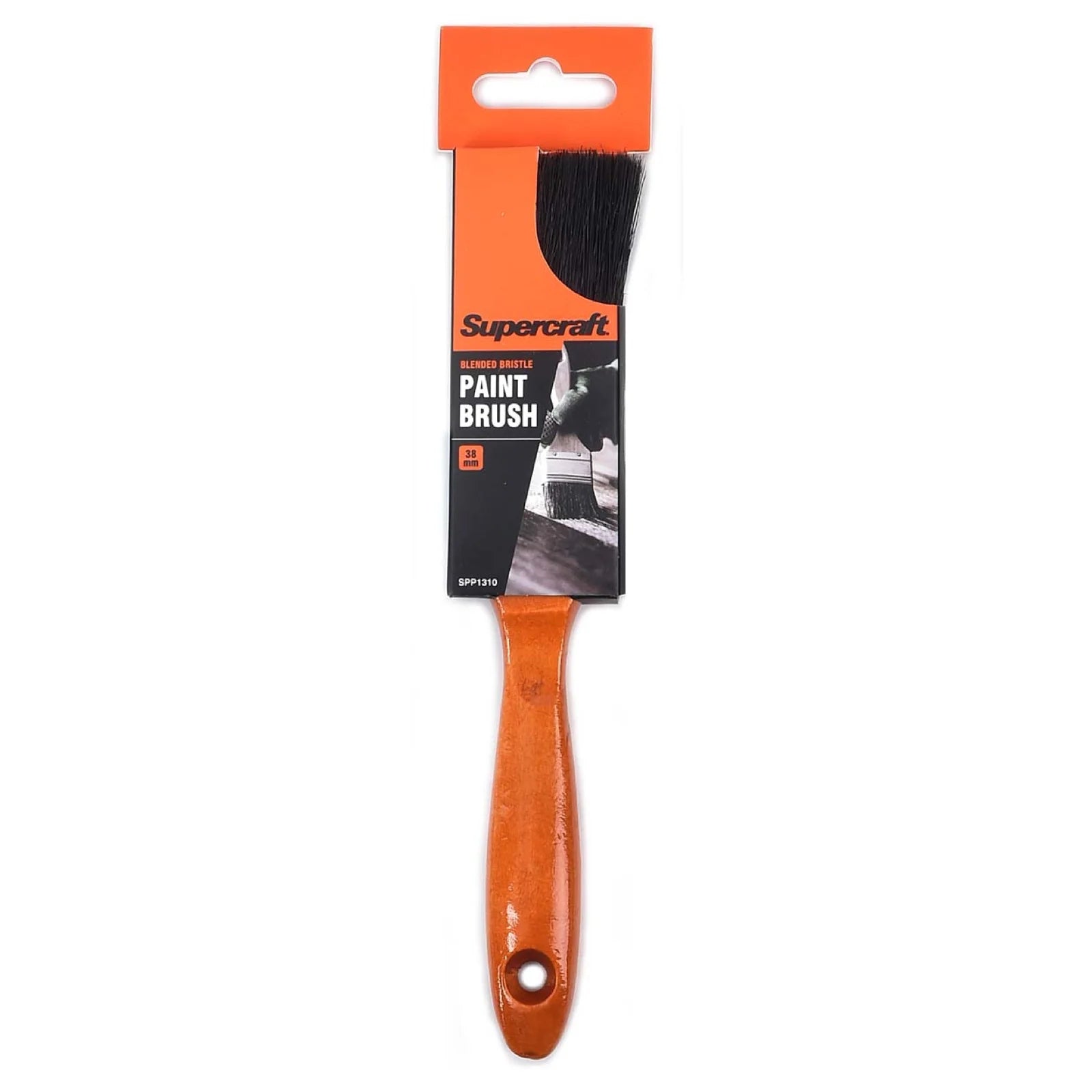 Supercraft SPP1310  Paint Brush, Wood Handle 38mm - South East Clearance Centre