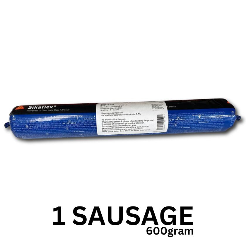 Sikaflex 258 Primerless Windscreen Adhesive - Black 600g Sausages for Auto Glass Repair - South East Clearance Centre