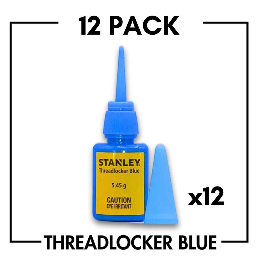 Stanley Blue Threadlocker - Pack of 12 - South East Clearance Centre